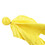 TOPTIE 50PCS Football Referee Penalty Flag Yellow and Red Challenge Flags Sports Tossing Flags for Party Accessory