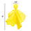 TOPTIE 50PCS Football Referee Penalty Flag Yellow and Red Challenge Flags Sports Tossing Flags for Party Accessory