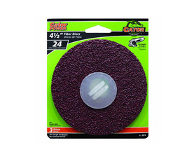 Ali Industries 3074 4 1/2" Aluminum Oxide Fiber Disc - 24 Grit