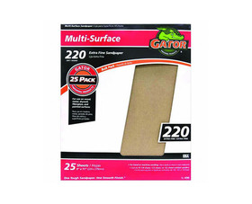Ali Industries 4205 9"x11" Extra Fine Sandpaper - 220 Grit