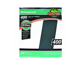 Ali Industries 4239 9"x11" Super Fine Waterproof Sandpaper - 400 Grit