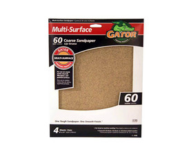 Ali Industries 4440 9"x11" Coarse Multi-Surface Sandpaper - 60 Grit