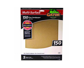 Ali Industries 4442 9"x11" Fine Multi-Surface Sandpaper - 150 Grit