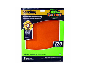 Ali Industries 7263 9"x11" Medium Premium Sandpaper - 120 Grit