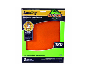 Ali Industries 7265 9"x11" Medium Premium Sandpaper - 180 Grit