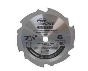 Amana Tool 18506 7-1/4" Fiber Force Cement Board Cutting Blade - 6 Teeth