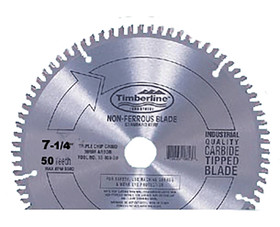 Amana Tool 185-505 7 1/4" Non Ferrous Cutting Blade - 50 Teeth