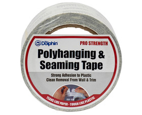 BLUE DOLPHIN TP POLY SEAM WHITE POLYHANGING & SEAMING TAPE 2.36" X 90FT