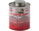 Black Swan 07110 All Purpose Solvent Cement (Clear), Medium Body, 8 Oz.