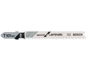 Bosch T101BIF 3" 14 Tpi Bi-Metal Jigsaw Blade T-Shank For Laminate Flooring 5Pk