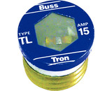 Bussmann BP/TL-15 15 AMP Edison Base Plug Fuse - 3/Card