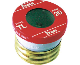 Bussmann TL-20PK4 20 AMP Edison Base Plug Fuse - 4/Box