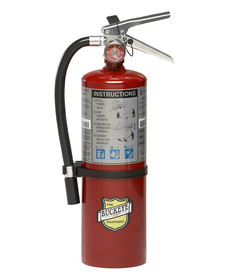 Buckeye Fire Equipment 10914 5 LB ABC RECHARGEABLE FIRE EXTINGUISHER WALL MOUNT