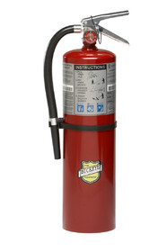Buckeye Fire Equipment 11340 10 LB ABC RECHARGEABLE FIRE EXTINGUISHER WALL MOUNT