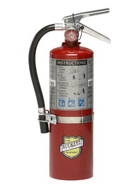 Buckeye Fire Equipment 25614 5 LB ABC RECHARGEABLE FIRE EXTINGUISHER W/ VEHICLE BRACKET