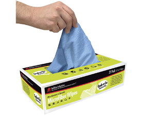 Buffalo Industries 65102 Microfiber Wipes, 25Pk Dispenser Box