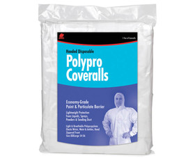 Buffalo Industries 68509 Poly Pro Disposable Hooded Coverall - X-Large