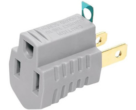 Cooper Wiring Devices 419GY Three To Two Grounding Adapter