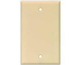 Cooper Wiring Devices 2129V-BOX Single Blank Switch Plate - Ivory Bulk