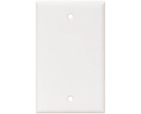 Cooper Wiring Devices 2129W-BOX Single Blank Switch Plate - White Bulk