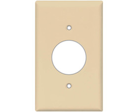 Cooper Wiring Devices 2131V-BOX Single Gang Receptacle Wall Plate - Ivory Bulk