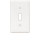 Cooper Wiring Devices 2134W-BOX Single Gang Switch Plate - White Bulk