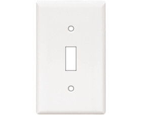 Cooper Wiring Devices 2134W-BOX Single Gang Switch Plate - White Bulk