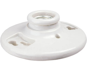 Cooper Wiring Devices 604-SP Porcelain Keyless Ceiling Fixture