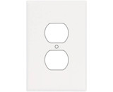 Cooper Wiring Devices 2142W-BOX Oversized Duplex Receptacle Wall Plate - White Bulk