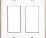 Cooper Wiring Devices 2152W-BOX Two Gang Decorator Wall Plate - White Bulk