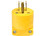 Cooper Wiring Devices 4867-BOX PLUG 15A 125V 2P3W VINYL STRAIGHT YELLOW