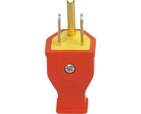 Cooper Wiring Devices SA399O 15 AMP 125V Grounded Thermoplastic Plug - Bulk