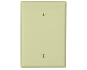 Cooper Wiring Devices 2729V-BOX 1 Gang Blank Thermoset Wallplate - Oversized Ivory