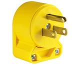 Cooper Wiring Devices 4867AN-BOX Plug Angle 2P 3W Straight - 15A Yellow