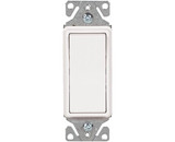 Cooper Wiring Devices 7511W-BOX 15 AMP 120 Volt Decorator Single Pole Lighted Switch - White Boxed