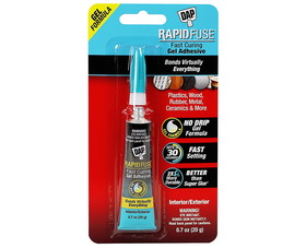 DAP Products 7079800178 Rapidfuse Gel Adhesive 20G Clear
