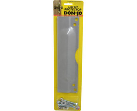 Don-Jo  3" X 11 " Silver Coated Latch Protector For Out-Swinging Door