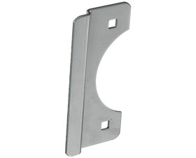 Don-Jo SLP-206-SL 2-5/8" x 6" SL Finish Latch Protector