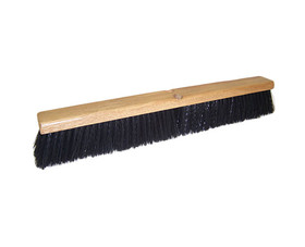 DQB Industries 10642 18" Black Poly Floor Sweep - Head Only
