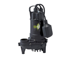 Eco-Flo Products ECD33W 1/3 HP Cast Iron Sump Pump W/ Wide Angle Switch