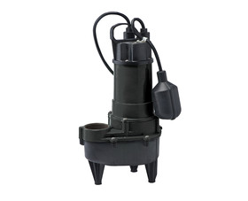 Eco-Flo Products RSE50W 1/2 HP Heavy Duty Cast Iron Sewage Pump W/ Wide Angle Switch