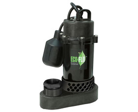 Eco-Flo Products SPP50W 1/2 HP Anodized Aluminum/Thermoplastic Sump Pump W/ Wide Angle Switch
