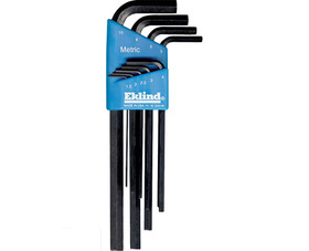 Eklind Tool 10609 9 PC. Long Hex L-Key Sets - 1.5mm to 10mm
