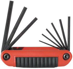 Eklind Tool 25911 5/64" - 1/4" Ergo Fold Hex Keys - 9 Pieces