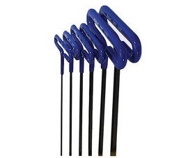 Eklind Tool 55196 6 pc max 6 PC. Hex T-Key Set With 9" Cushioned Grip - 2mm to 6mm