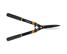 Fiskars 391791 25" Wavy Blade Hedge Shears W/ Adjustable Blades