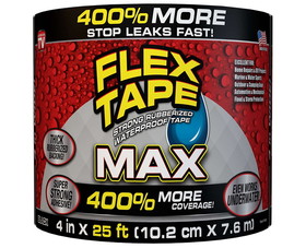 FLEX SEAL PRODUCTS  TFSMAXBLK04 Flex Tape Black Max 4 X 25