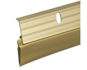 Frost King A58/36A 1-5/8" X 36" Aluminum Door Sweep - Gold Finish