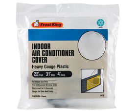 Frost King AC4H Stretch-To-Fit Inside Window Air Conditioner Cover - 3 Mil