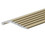 Frost King H113FB3A 1" X 36" Fluted Aluminum Carpet Bars - Gold Finish